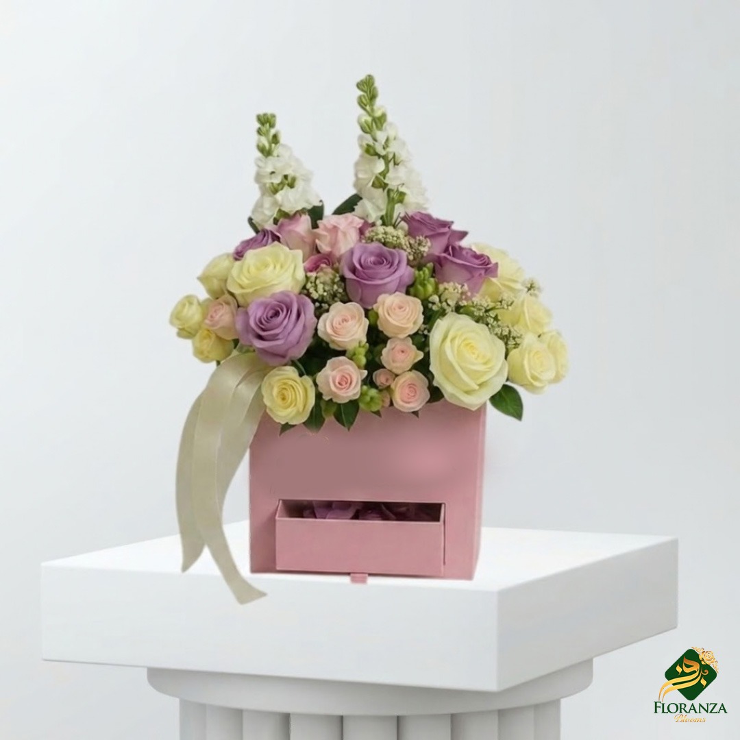 Pink gift box