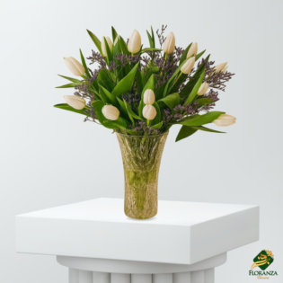 Tulip vase arrangements