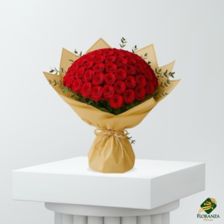 Lovers legacy red roses bouquet