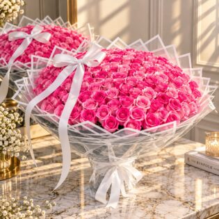 200 Pink Roses
