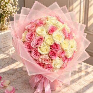 50 Mix Roses Bouquet