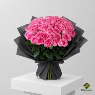 60 Pink Roses